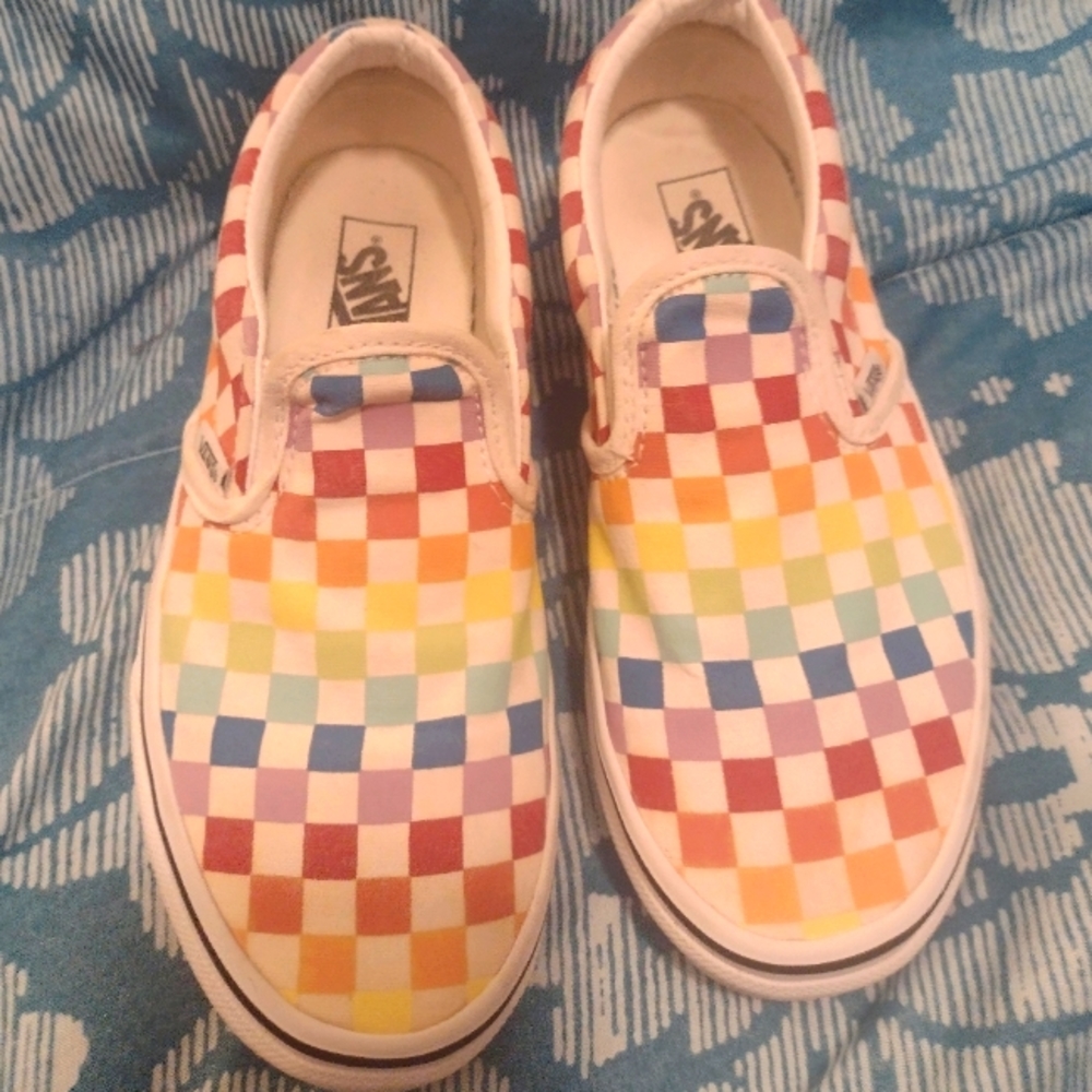 Vans checkered Slip Ons for kids - Picture 1 of 6